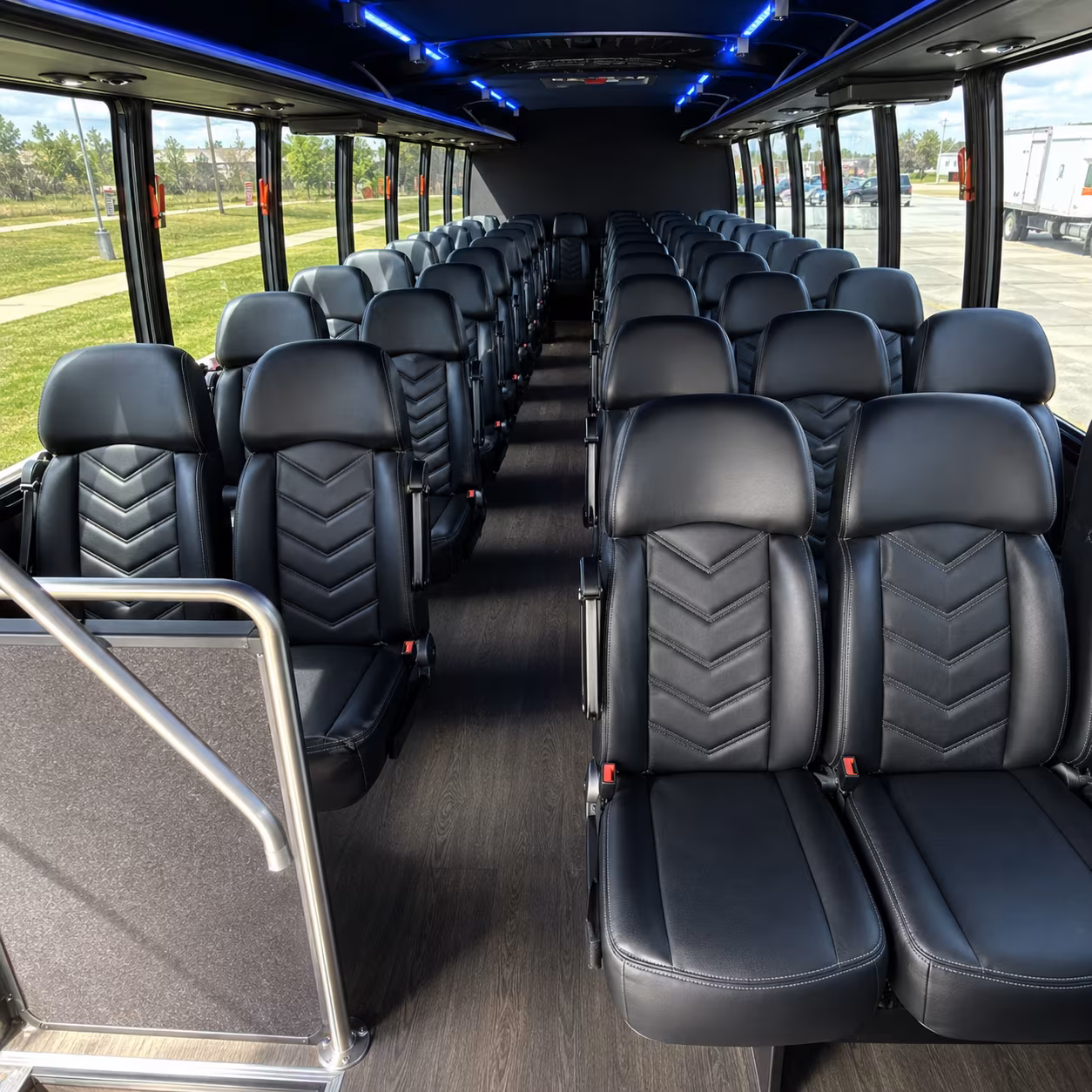 livonia airport transportation onboard seating